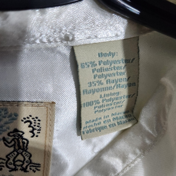 70's Roper White Button Down Shirt with Embroidery - Picture 4 of 5